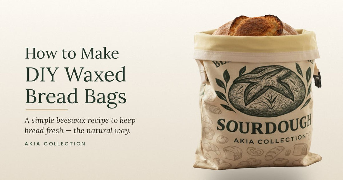 How to Make DIY Waxed Bread Bags (Easy Beeswax Recipe + Care Guide)