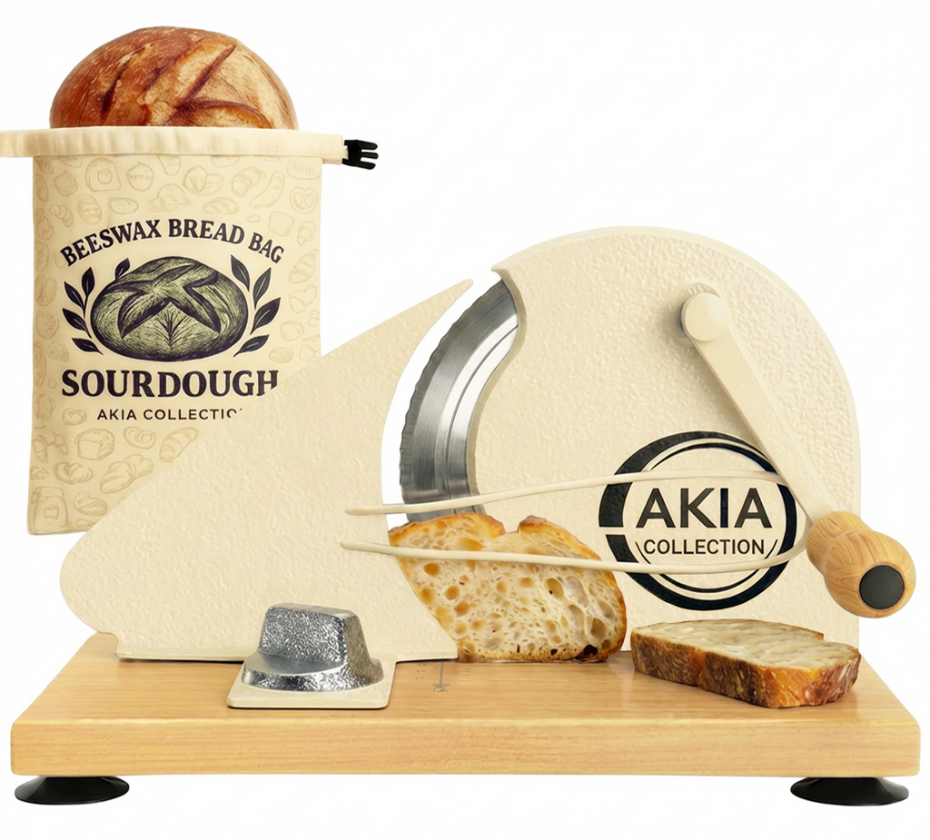 Manual Bread Slicer: Adjustable Thickness for Homemade Bread